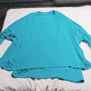 Soft Surroundings women's layered 3/4 sleeved top size large